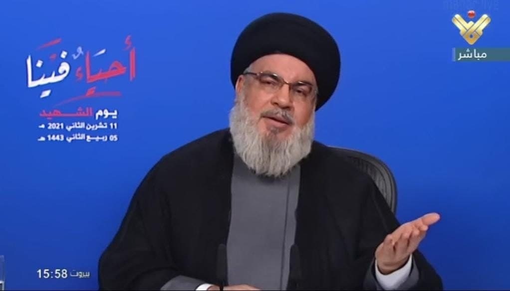 Il segretario generale di Hezbollah: Iran e Siria sono veri amici del Libano.