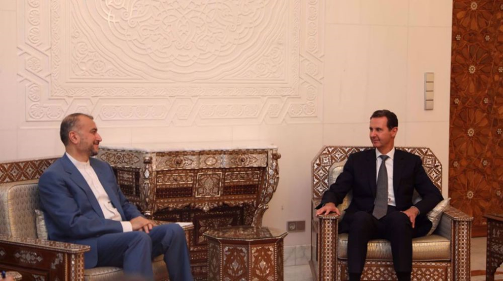 Assad considera l'Iran "parte della soluzione" ai problemi regionali.